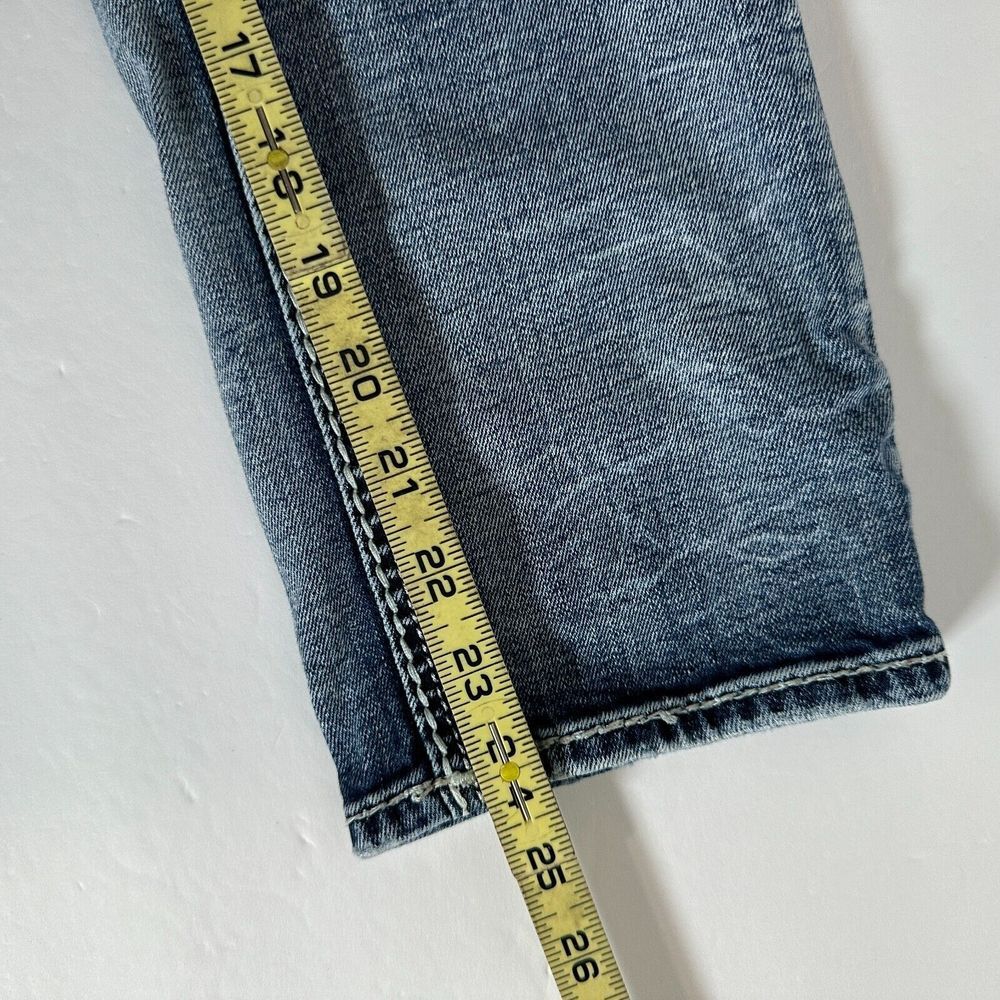 Rock Revival Betty Capri Jeans Womens‎ Size 27 Blue Ankle Bling Pockets - Picture 12 of 12